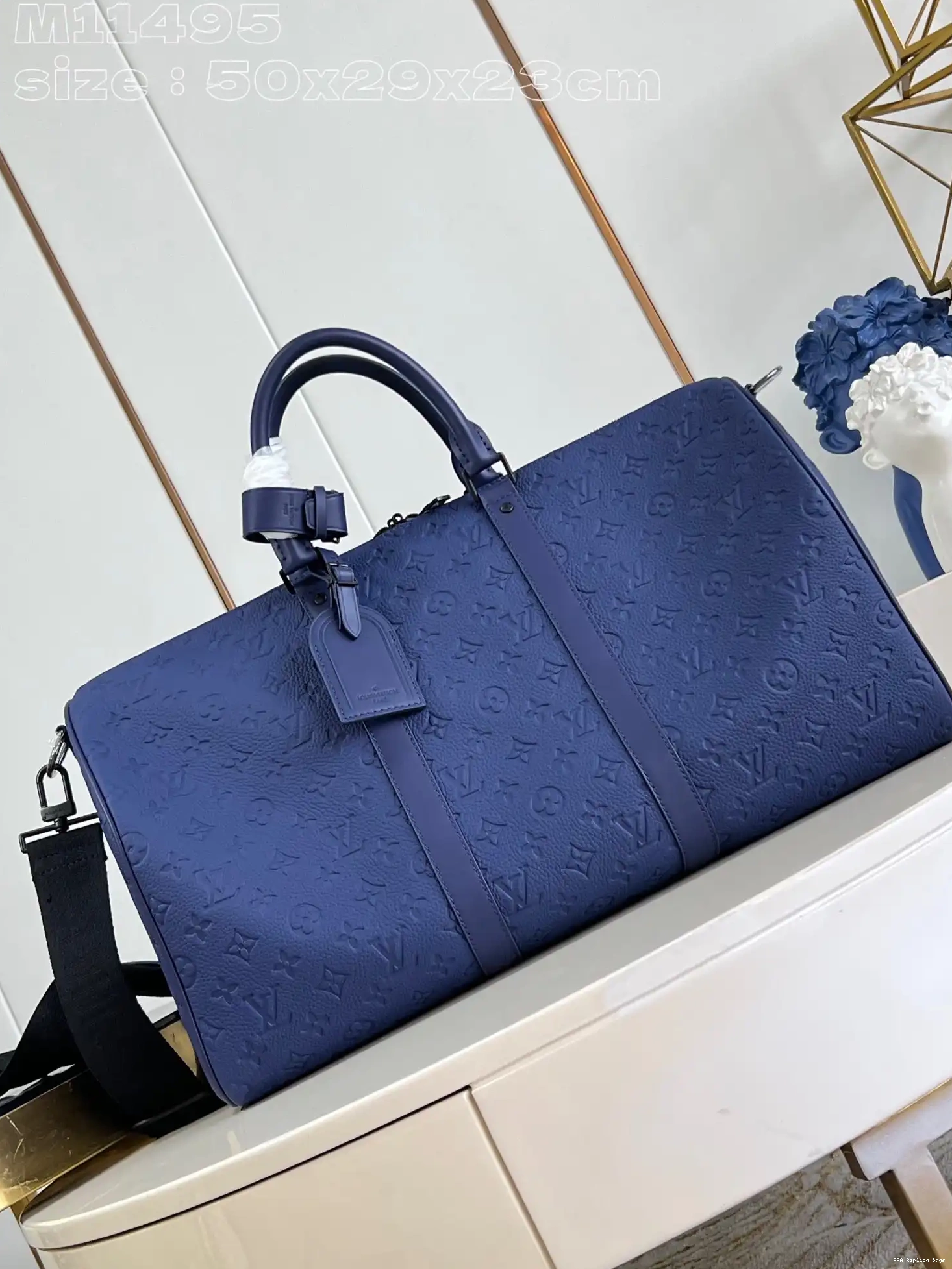 Aaa replica bags LOUIS BANDOULIÈRE 50 VUITTON KEEPALL 0604